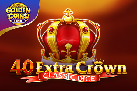 40 Extra Crown Classic Dice - Golden Coins Link